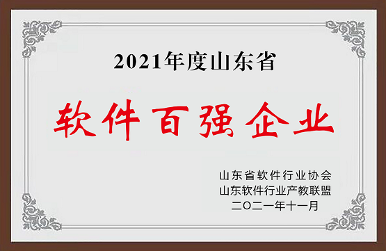 位列第七！新北洋入选“山东省软件百强企业”前十强