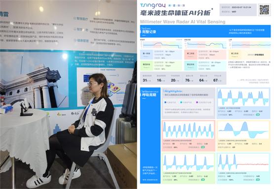 秒出报告-清雷毫米波生命体征AI分析亮相成都老博会