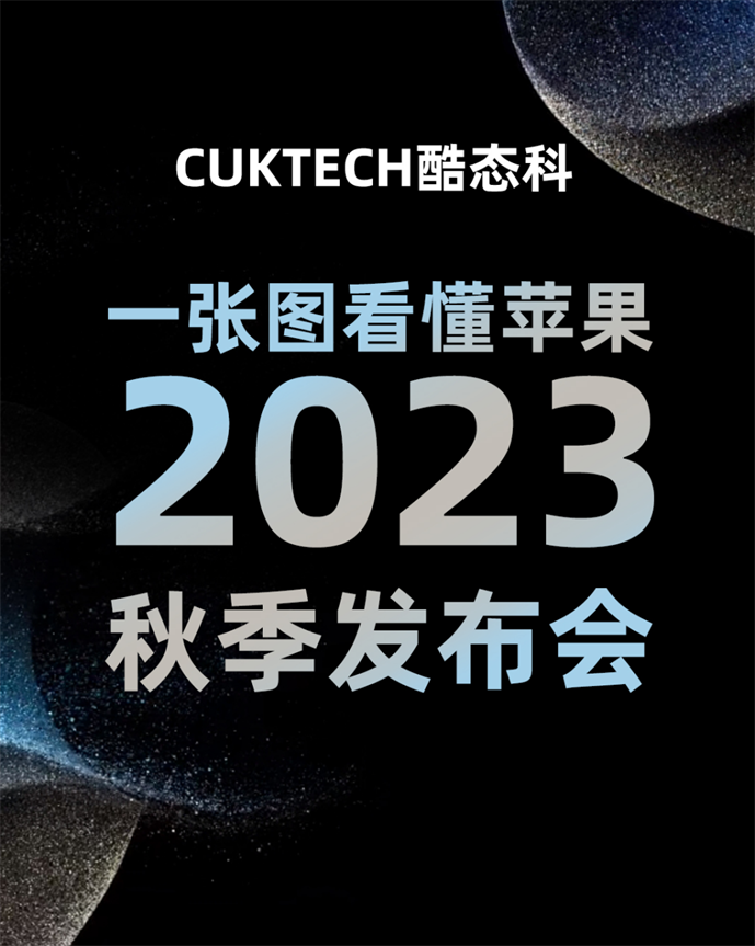 iPhone15全系C口 CUKTECH酷态科发布配件攻略