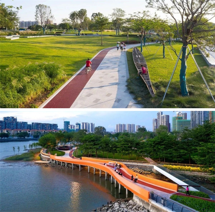岭南股份高品质滨水岸线项目，荣获广东省市政优良样板工程！