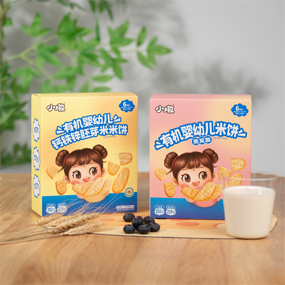 小墩辅食全新升级：有机婴幼儿米饼系列正式登陆市场