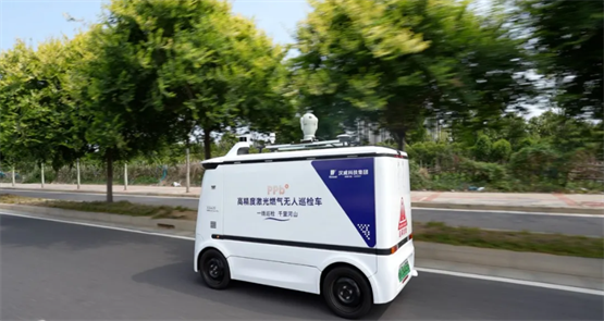 汉威科技ppb级激光燃气无人巡检车：开启智能巡检新纪元