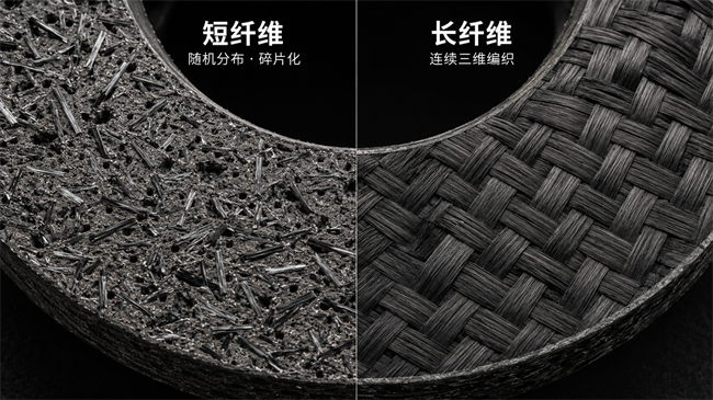 道普安长纤维碳陶制动盘：为什么它比短纤维碳陶制动盘更好？