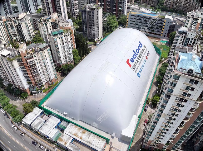 深圳新政出台！中成空间基坑气膜助力城市绿色发展